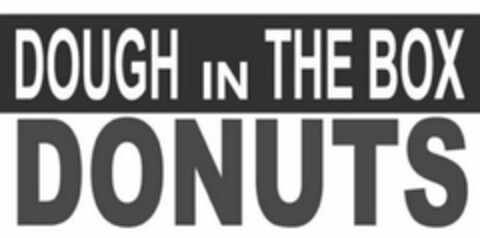 DOUGH IN THE BOX DONUTS Logo (USPTO, 14.05.2019)