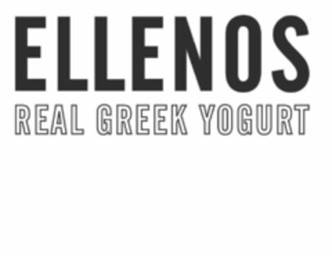 ELLENOS REAL GREEK YOGURT Logo (USPTO, 04.07.2019)