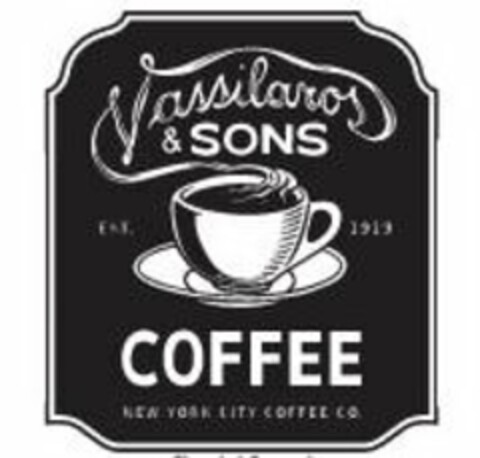 VASSILAROS & SONS COFFEE EST. 1919 NEW YORK CITY COFFEE CO. Logo (USPTO, 15.07.2019)