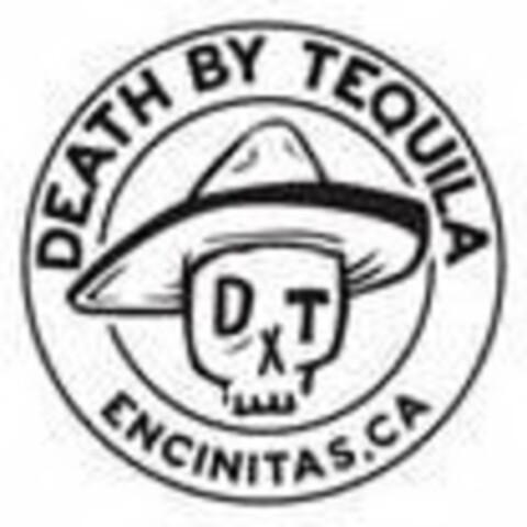 D T DEATH BY TEQUILA ENCINITAS CA Logo (USPTO, 14.08.2019)