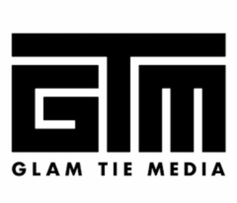 GTM GLAM TIE MEDIA Logo (USPTO, 16.01.2020)