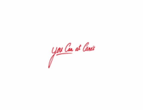 YOU CAN AT CANE'S Logo (USPTO, 14.02.2020)