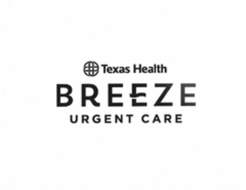 TEXAS HEALTH BREEZE URGENT CARE Logo (USPTO, 06/16/2020)