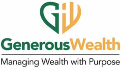 GW GENEROUSWEALTH MANAGING WEALTH WITH PURPOSE Logo (USPTO, 06.08.2020)