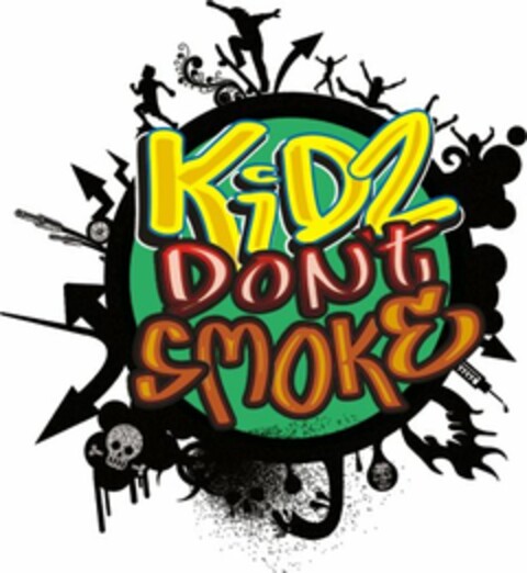 KIDZ DON'T SMOKE Logo (USPTO, 04/13/2010)