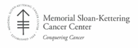 MEMORIAL SLOAN · KETTERING CANCER CENTER · ESTABLISHED 1884 · MEMORIAL SLOAN-KETTERING CANCER CENTER CONQUERING CANCER Logo (USPTO, 04/06/2011)