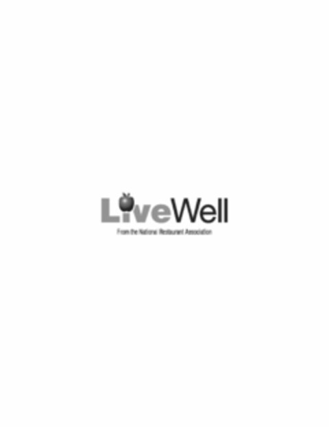LIVE WELL FROM THE NATIONAL RESTAURANT ASSOCIATION Logo (USPTO, 24.06.2011)