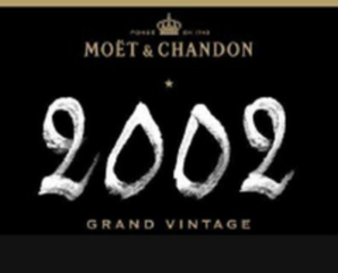 MOËT & CHANDON 2002 GRAND VINTAGE FONDEEN 1743 Logo (USPTO, 04/04/2012)