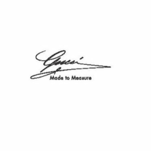 GUCCI MADE TO MEASURE Logo (USPTO, 12.07.2012)