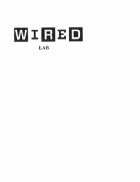 WIRED LAB Logo (USPTO, 08/22/2012)