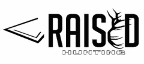 RAISED HUNTING Logo (USPTO, 30.04.2013)