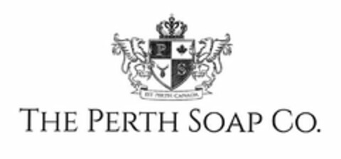 PS EST. PERTH. CANADA THE PERTH SOAP CO. Logo (USPTO, 06.09.2013)