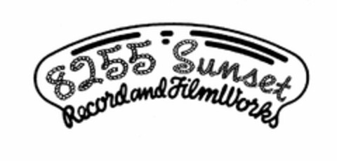 8255 SUNSET RECORD AND FILMWORKS Logo (USPTO, 24.09.2013)