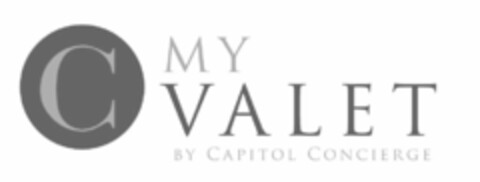 C MY VALET BY CAPITOL CONCIERGE Logo (USPTO, 09/19/2014)