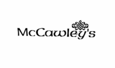 MCCAWLEY'S Logo (USPTO, 28.05.2015)