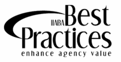 IIABA BEST PRACTICES ENHANCE AGENCY VALUE Logo (USPTO, 23.10.2015)