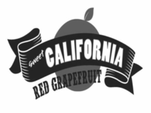 SWEET CALIFORNIA RED GRAPEFRUIT Logo (USPTO, 08.12.2015)