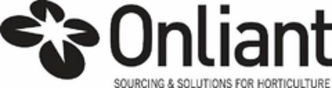 ONLIANT SOURCING & SOLUTIONS FOR HORTICULTURE Logo (USPTO, 17.02.2016)