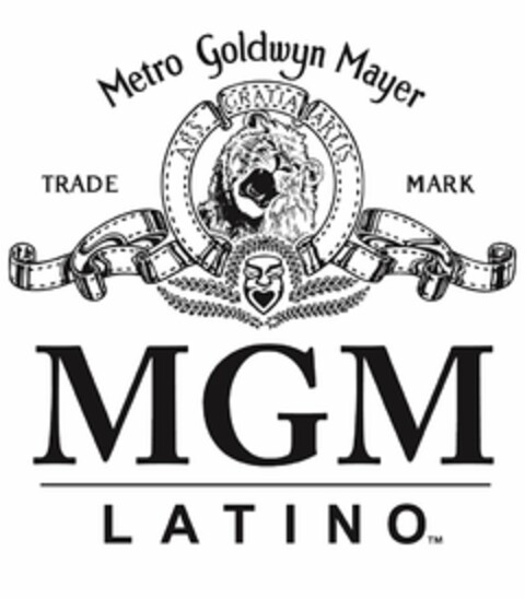 MGM LATINO, METRO GOLDWYN MAYER ARS GRATIA ARTIS TRADE MARK Logo (USPTO, 22.04.2016)