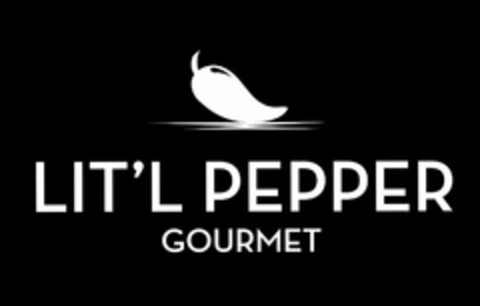 LIT'L PEPPER GOURMET Logo (USPTO, 01/12/2017)