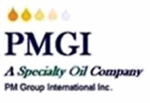 PMGI A SPECIALTY OIL COMPANY PM GROUP INTERNATIONAL INC. Logo (USPTO, 11/07/2017)