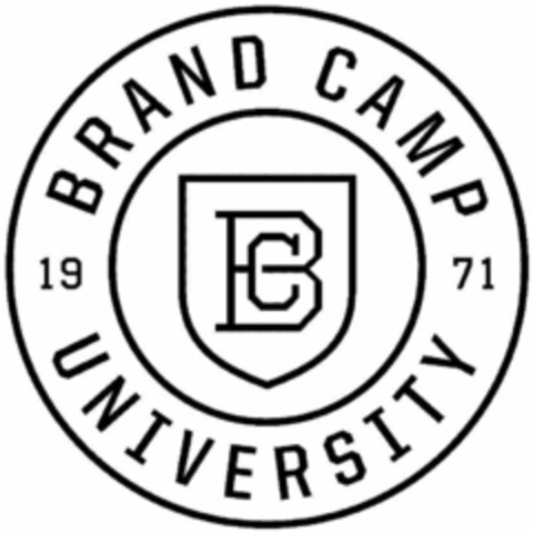 BRAND CAMP UNIVERSITY BC 1971 Logo (USPTO, 12/22/2017)