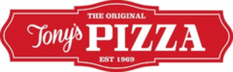 THE ORIGINAL TONY'S PIZZA EST 1969 Logo (USPTO, 31.01.2018)