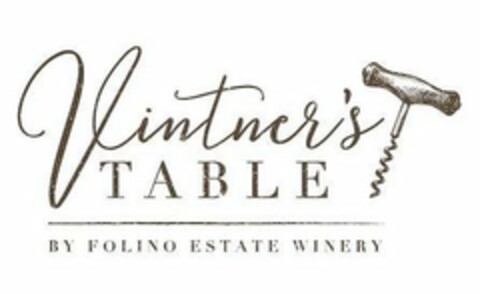 VINTNER'S TABLE BY FOLINO ESTATE WINERY Logo (USPTO, 14.09.2018)