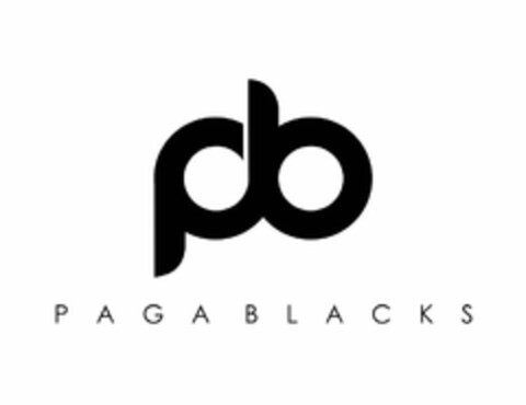 PB PAGA BLACKS Logo (USPTO, 05.10.2018)