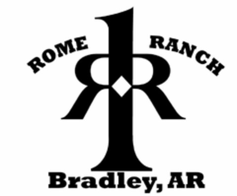 R1R ROME RANCH BRADLEY, AR Logo (USPTO, 05/01/2019)