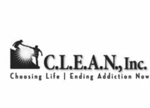 C.L.E.A.N., INC. CHOOSING LIFE | ENDINGADDICTION NOW Logo (USPTO, 06/11/2019)