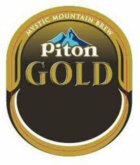 PITON GOLD MYSTIC MOUNTAIN BREW Logo (USPTO, 18.07.2019)