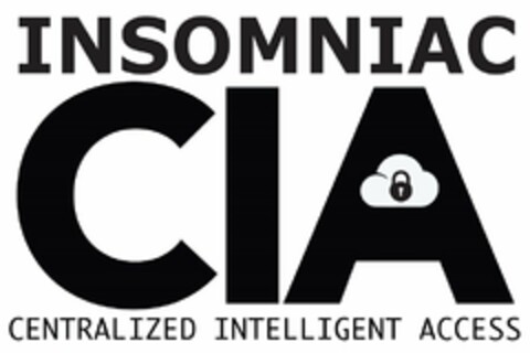 INSOMNIAC CIA CENTRALIZED INTELLIGENT ACCESS Logo (USPTO, 20.10.2019)