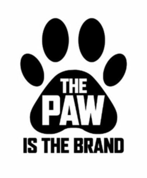 THE PAW IS THE BRAND Logo (USPTO, 01/15/2020)