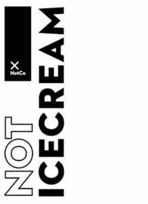 X NOTCO NOT ICE CREAM Logo (USPTO, 01/23/2020)