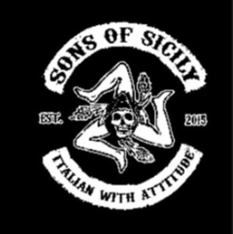 SONS OF SICILY ITALIAN WITH ATTITUDE EST. 2015 Logo (USPTO, 09.09.2020)