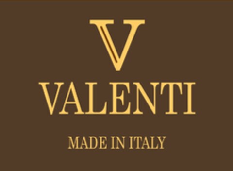 V VALENTI MADE IN ITALY Logo (USPTO, 21.04.2009)