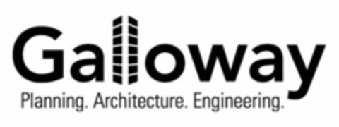 GALLOWAY PLANNING. ARCHITECTURE. ENGINEERING. Logo (USPTO, 08/19/2009)