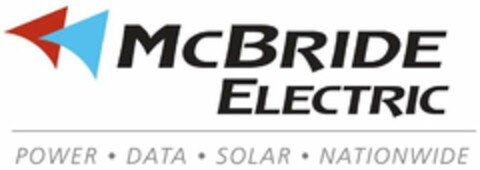 MCBRIDE ELECTRIC POWER · DATA · SOLAR · NATIONWIDE Logo (USPTO, 02.02.2010)