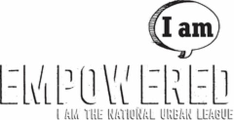 I AM EMPOWERED I AM THE NATIONAL URBAN LEAGUE Logo (USPTO, 04.03.2010)