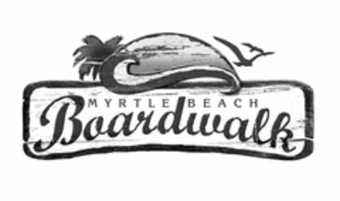 MYRTLE BEACH BOARDWALK Logo (USPTO, 23.07.2010)