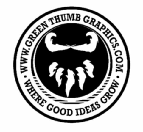 · WWW.GREEN THUMB GRAPHICS.COM · WHERE GOOD IDEAS GROW Logo (USPTO, 18.10.2010)