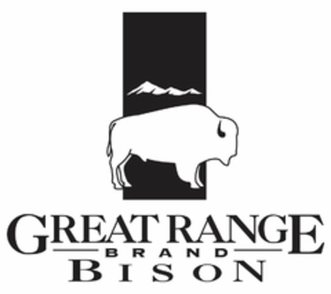 GREAT RANGE BRAND BISON Logo (USPTO, 13.12.2010)