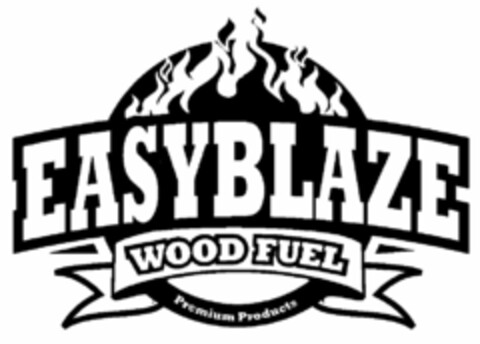 EASYBLAZE WOOD FUEL PREMIUM PRODUCTS Logo (USPTO, 03.06.2011)