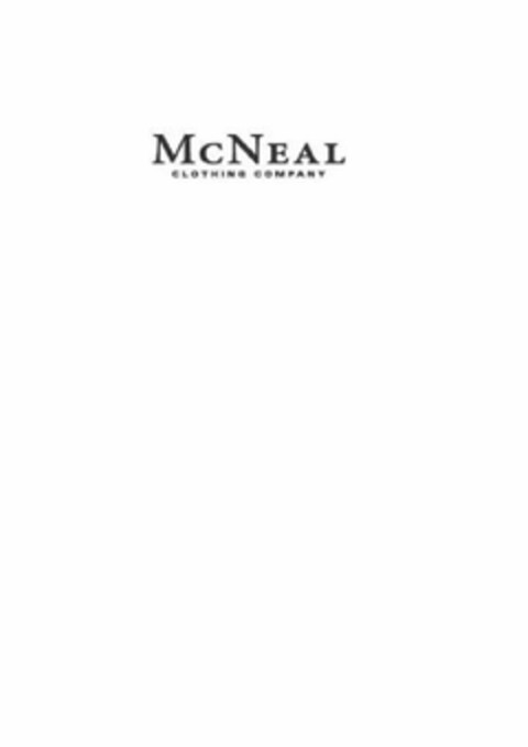 MCNEAL CLOTHING COMPANY Logo (USPTO, 01.07.2011)