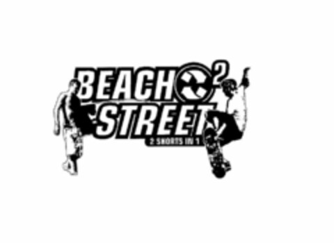 BEACH 2 STREET 2 SHORTS IN 1 Logo (USPTO, 05.08.2011)