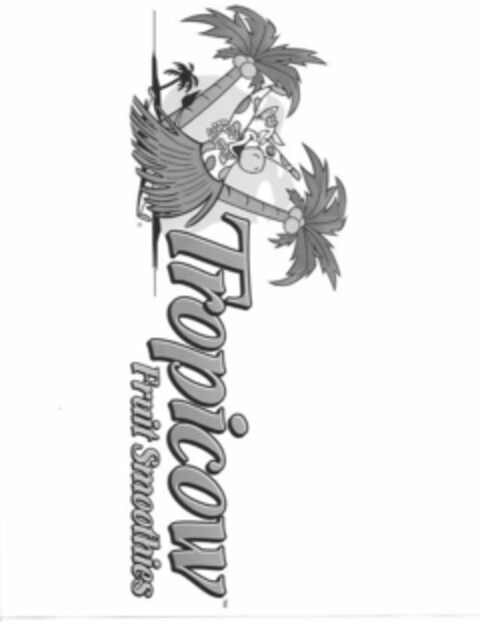 TROPICOW FRUIT SMOOTHIES Logo (USPTO, 09/11/2011)