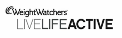 WEIGHT WATCHERS LIVE LIFE ACTIVE Logo (USPTO, 02/28/2012)