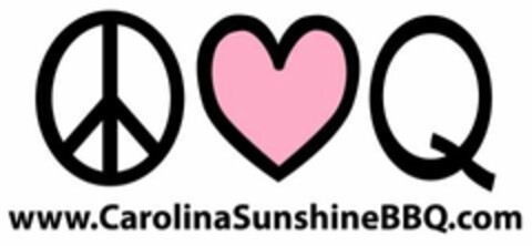 Q WWW.CAROLINASUNSHINEBBQ.COM Logo (USPTO, 26.05.2012)