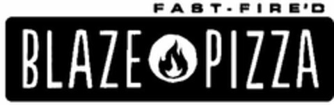 BLAZE FAST-FIRE'D PIZZA Logo (USPTO, 04.06.2012)